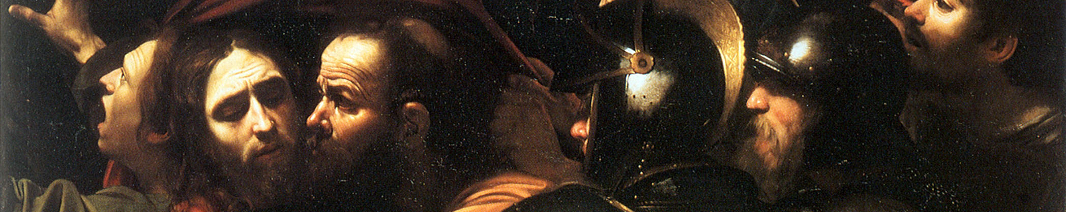 Section of The Taking of Christ, Caravaggio, 1602